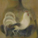 Romeo Villalva Tabuena, Filipino, B. 1921, Woman Holding Rooster, 1963. Sold For $13,125