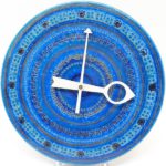 George Nelson, Bitossi Rimini Blue Ceramiche Wal Clock , Components By Howard Miller Clock Company And Distributed By Raymor, Italian, Circa 1950.400.600.2