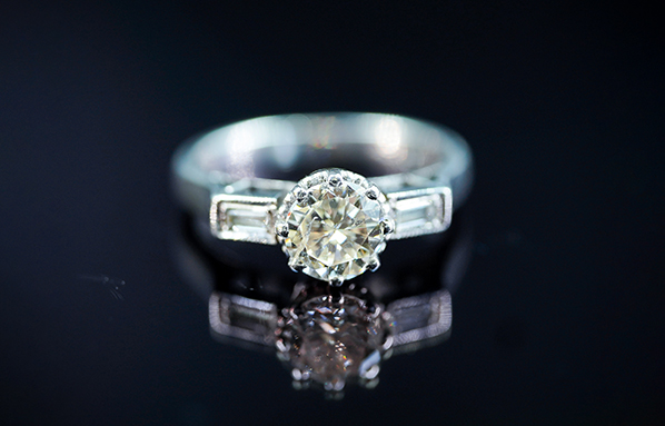 Rose Cut Diamond Ring