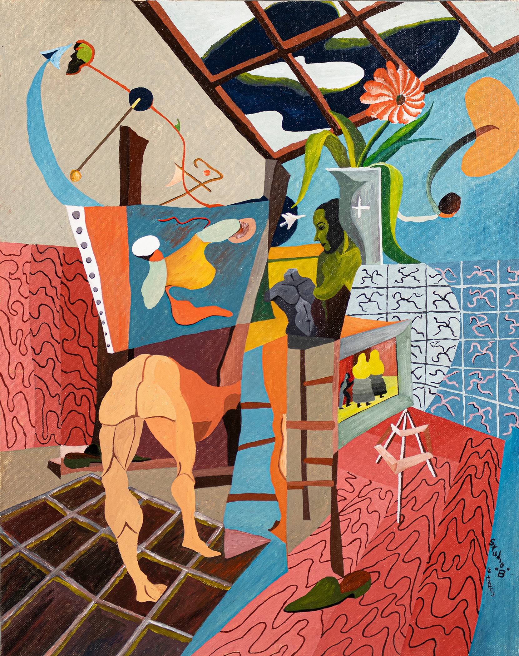 Beni Kosh Surreal Oil Painting