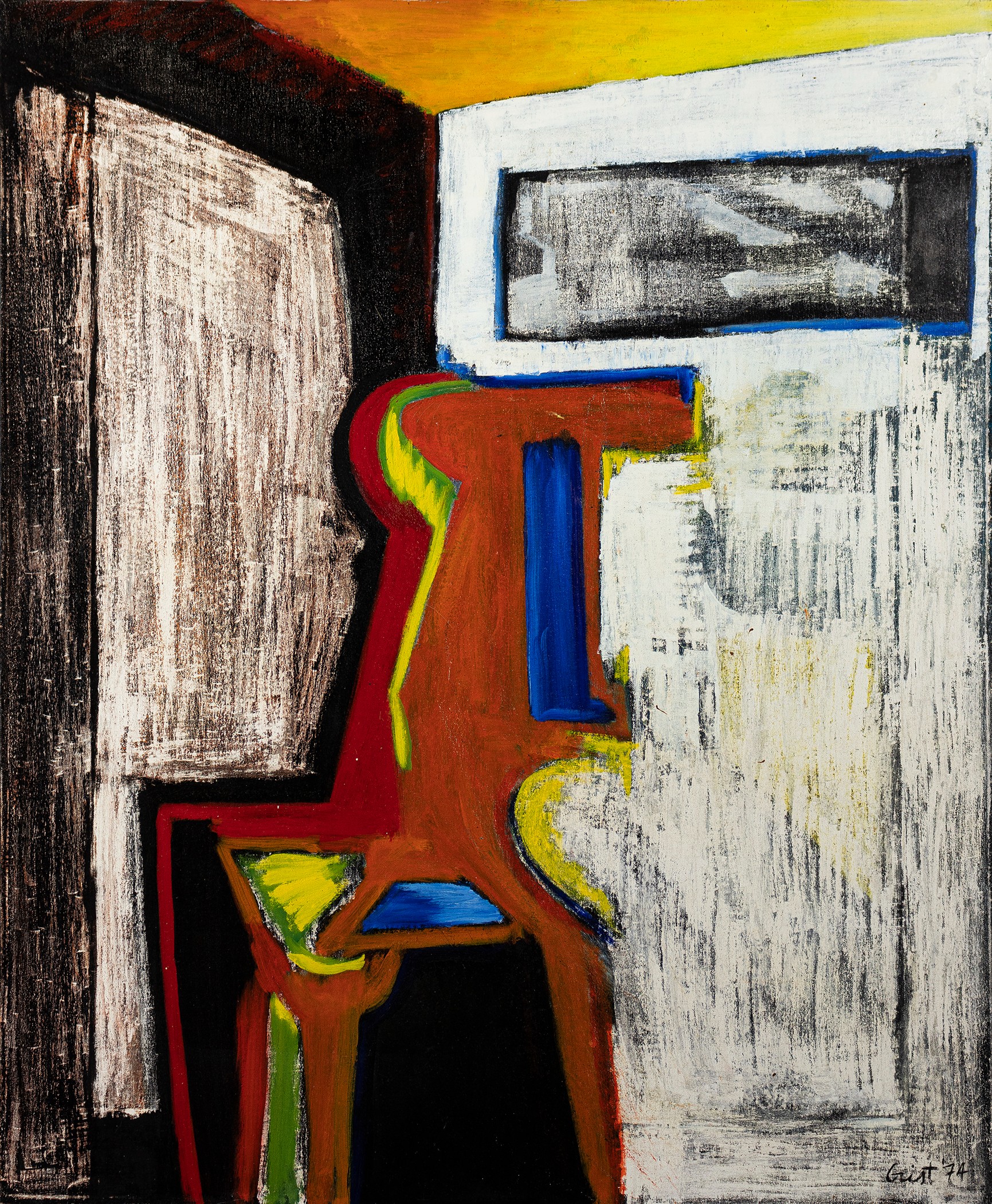 Ray Grist Abstract Painting