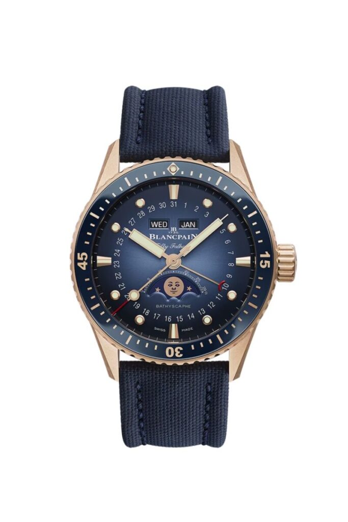 Blancpain is best known for its Fifty Fathoms collection, which was created in collaboration with the French Navy and is credited as being the first modern diving watch.