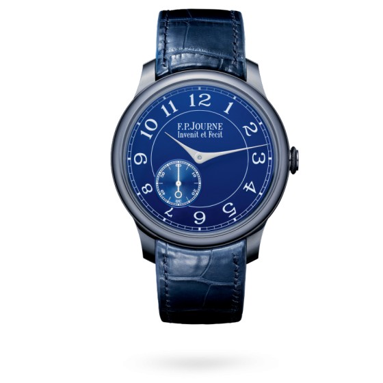 F.P Journe Chronomètre bleu has been announced in 2009, featuring a distinctive blue dial and an accurate and reliable movement.