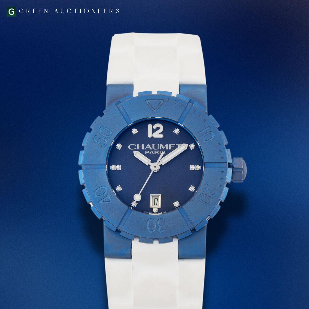 Chaumet Class One Blue Titanium and Diamond Index