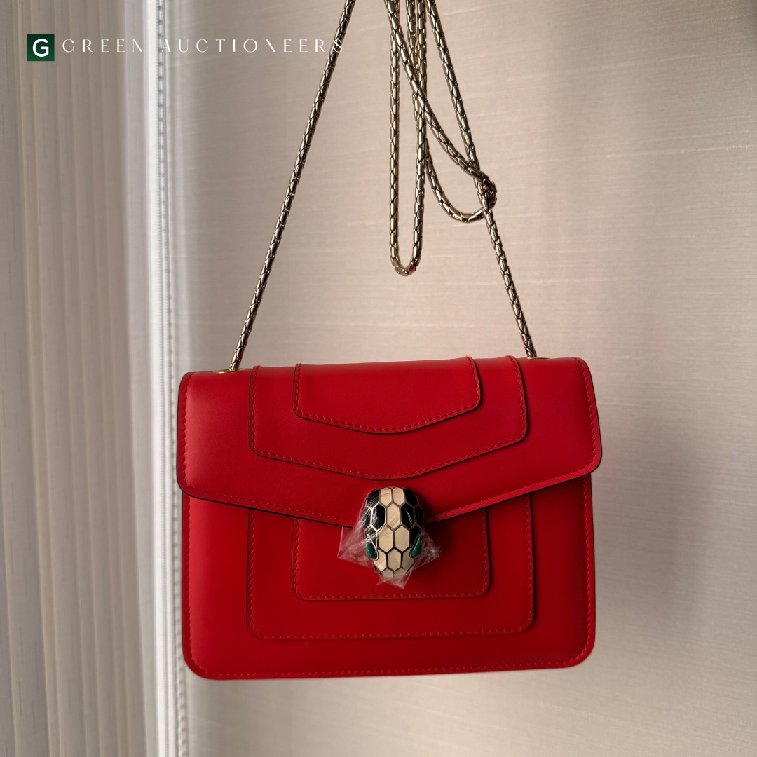 Serpenti Forever Day-to-Night Shoulder Bag Red