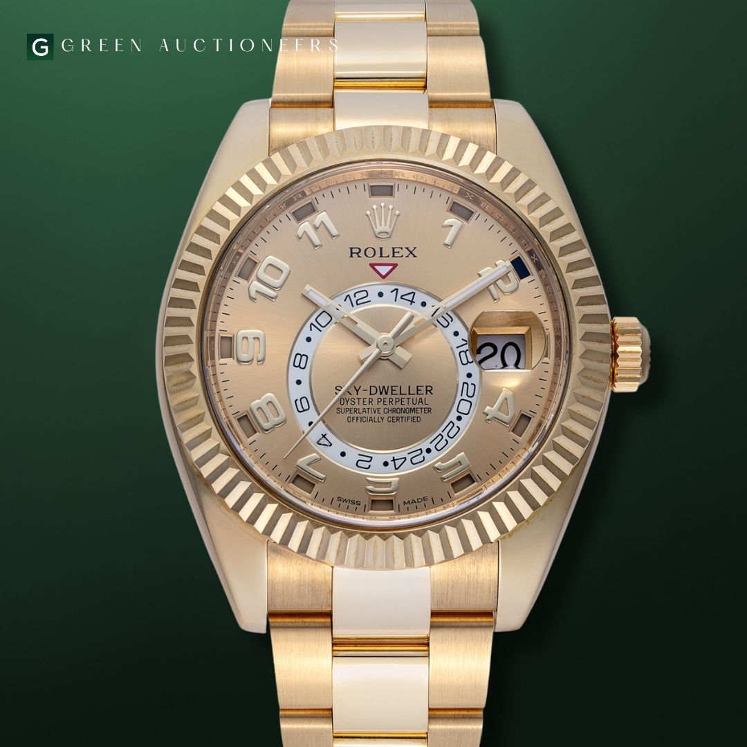 Rolex 勞力士 Sky-Dweller 系列 18K 黃金腕錶