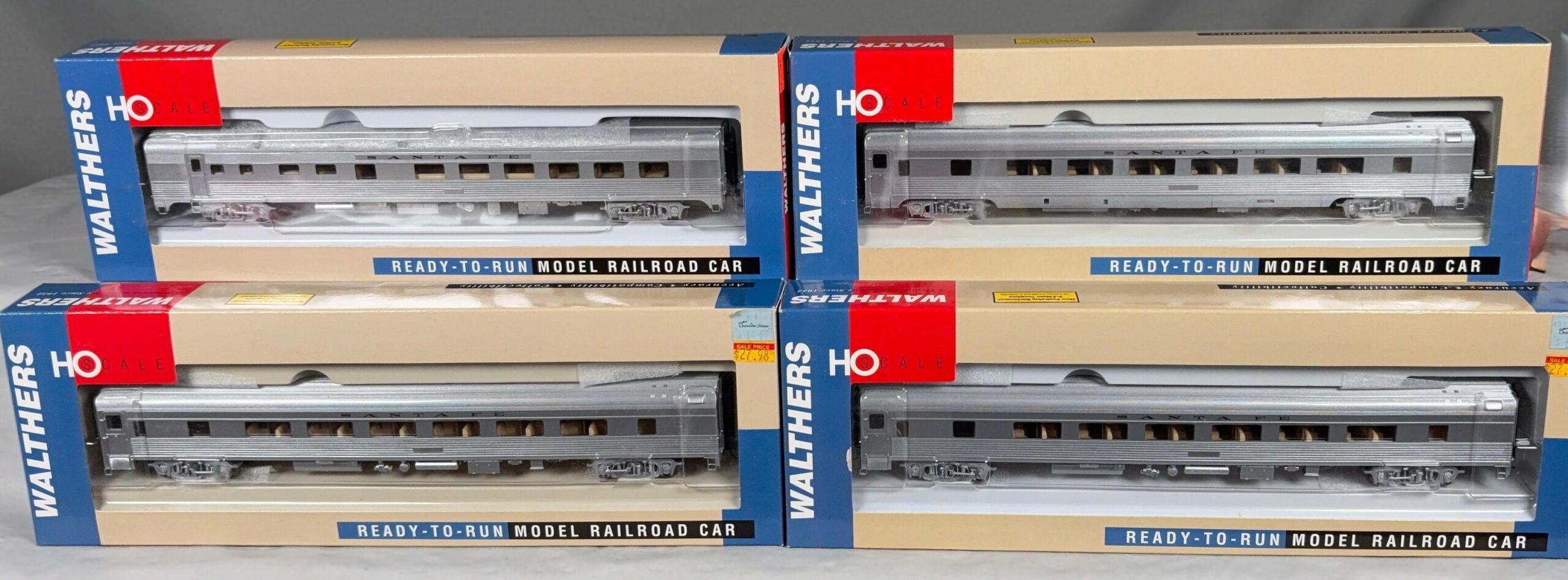 Boxed HO Scale Train Collection