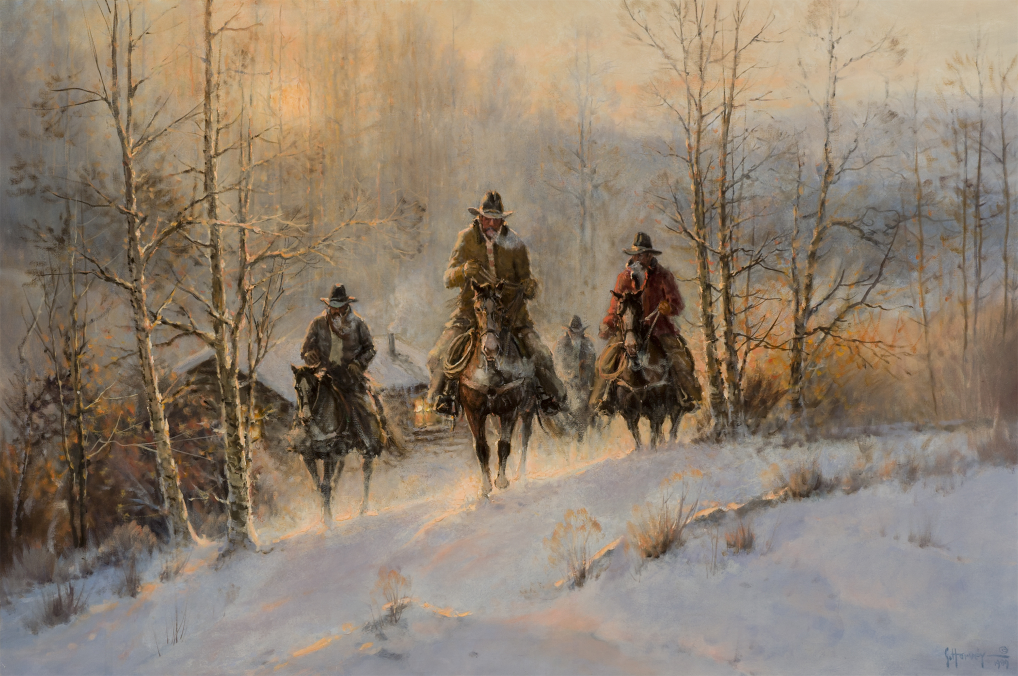 Harvey-G.-1933-Winter-Gold-oil-on-canvas