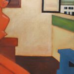 Jerzy Nowosielski (Polish 1923-2011) Nude In Interior OC 1983